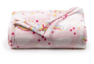 60" x 72" (5 ft x 6 ft) Unicorn Throw. Keep Pet Vehicle & Bed Covered