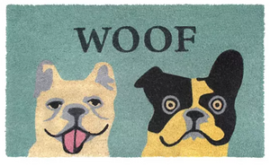 2 Dogs on a Doormat 18" x 30"