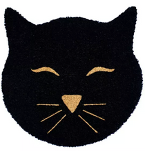 Load image into Gallery viewer, Black Cat Doormat 20&quot; x 20&quot;
