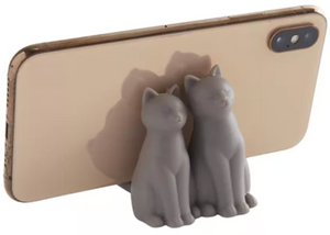 Handsfree Cellular Phone Stand for Monitoring Pets Afar - "Purrrfect!"