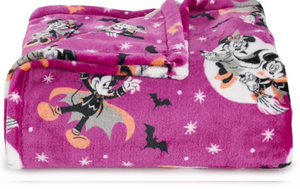 60" x 72" (5 ft x 6 ft) Mickey Spooks Throw. Keep Pet Vehicle & Bed Covered