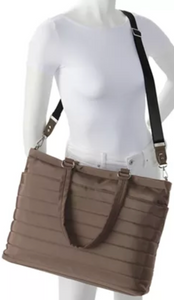 Large Taupe Walk-in-the-Park Pet Bag with Adjustable, Removable Strap